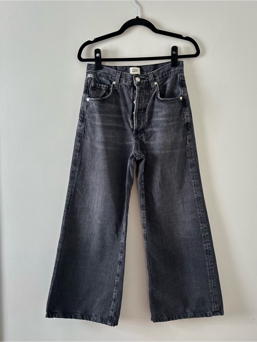 Citizens of Humanity Beverly Slouch Boot in Prophecy Wide Leg Rigid Crop Ankle - Picture 3 of 9